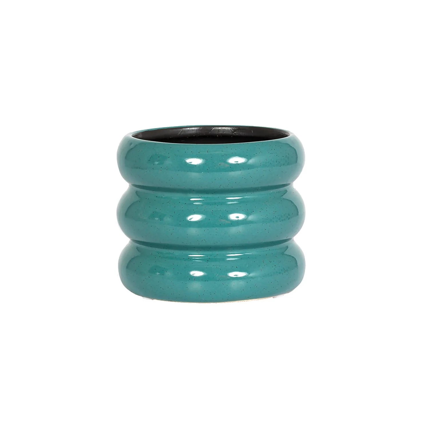 Ribbed Indoor Plant Pot - 11cm 5 Ribbed Indoor Plant Pot - 11cm - Image 3